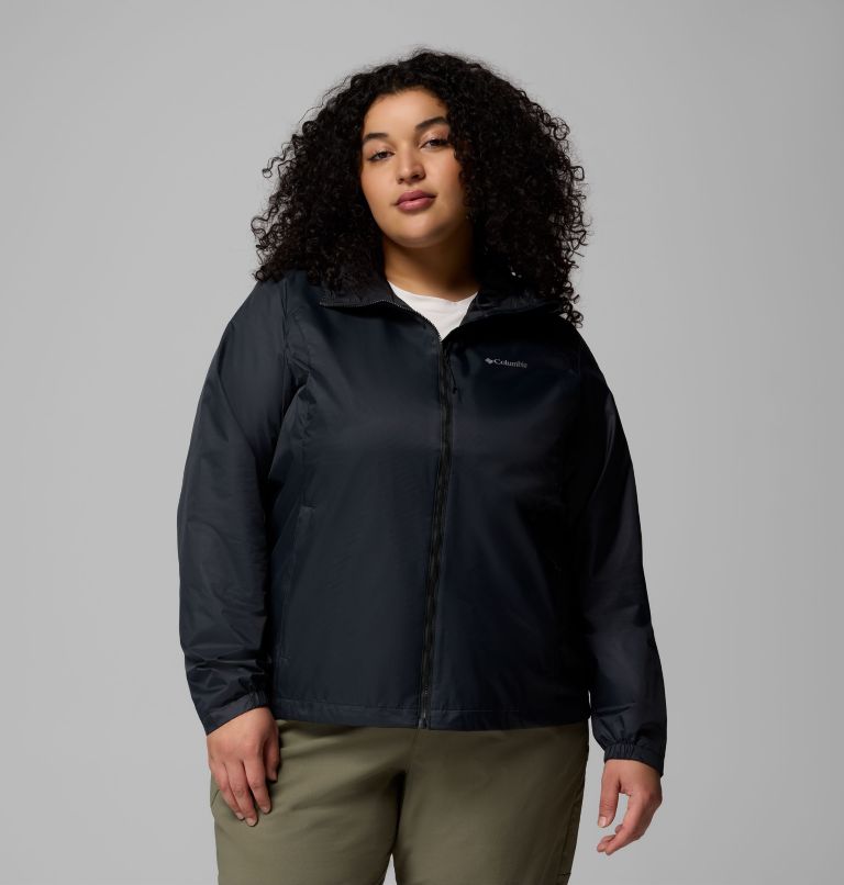 Women's Scattered Showers Jacket, Color: Black, image 1