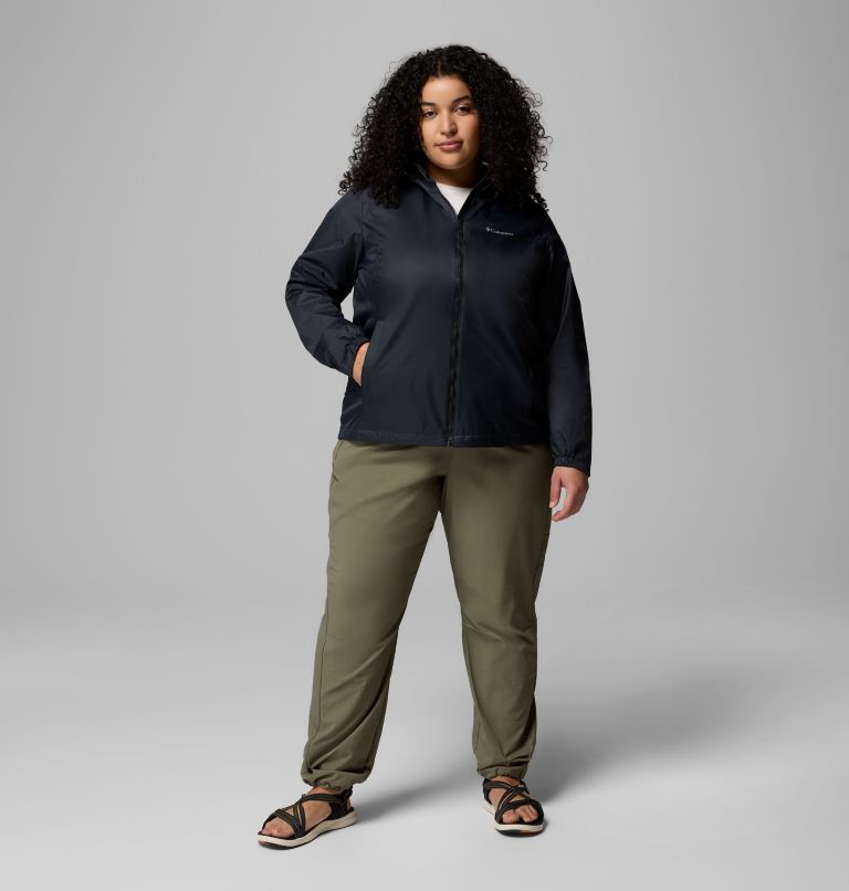 Women's Scattered Showers Jacket, Color: Black, image 6
