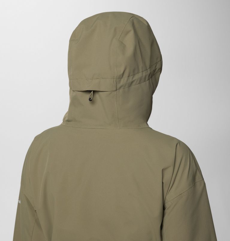 Women's Here And There III Trench Jacket, Color: Stone Green, image 5