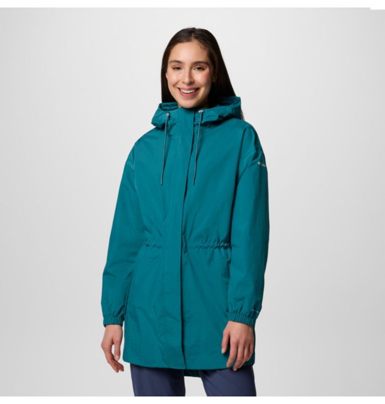 Women's Splash Side II Waterproof Jacket, Color: River Blue Crinkle, image 1