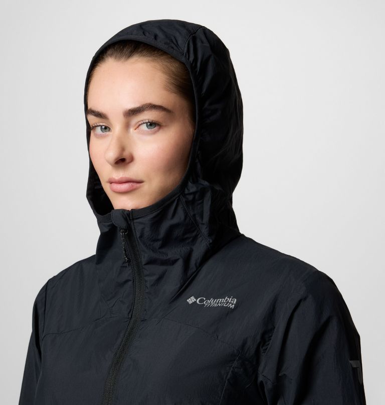 Women's Loop Trail III Windbreaker, Color: Black, image 4