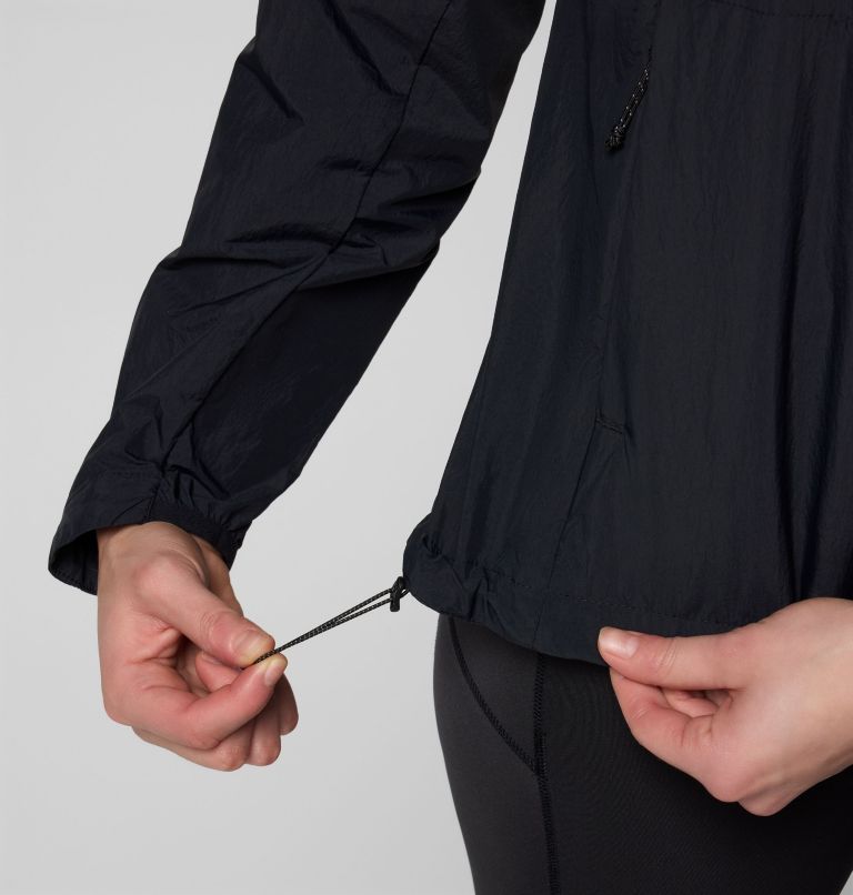 Women's Loop Trail III Windbreaker, Color: Black, image 7