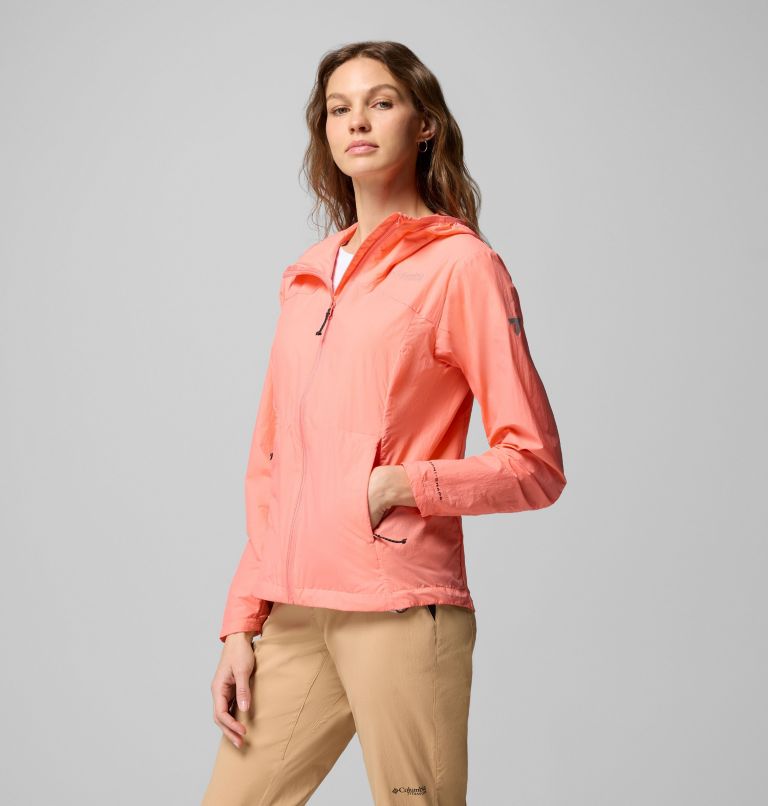 Women's Loop Trail III Windbreaker, Color: Alpenglow, image 3