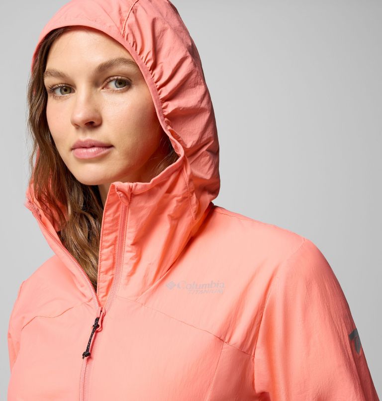 Women's Loop Trail III Windbreaker, Color: Alpenglow, image 4
