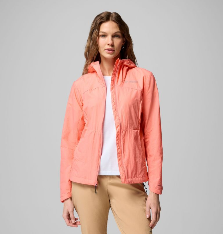Women's Loop Trail III Windbreaker, Color: Alpenglow, image 6