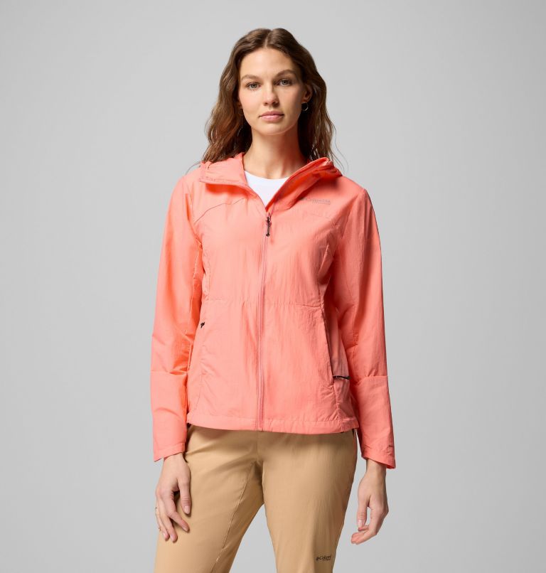 Women's Loop Trail III Windbreaker, Color: Alpenglow, image 1