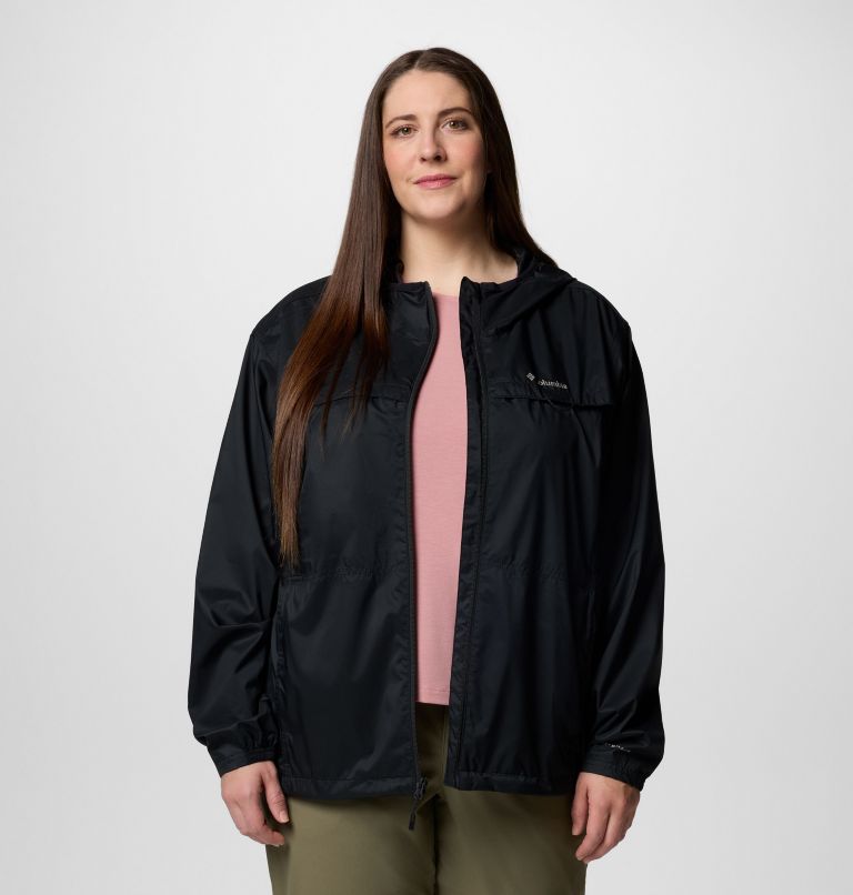 Women's Crested Canyon Windbreaker - Plus Size, Color: Black, image 7