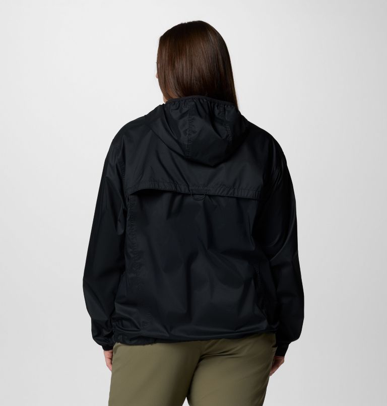 Women's Crested Canyon Windbreaker - Plus Size, Color: Black, image 2
