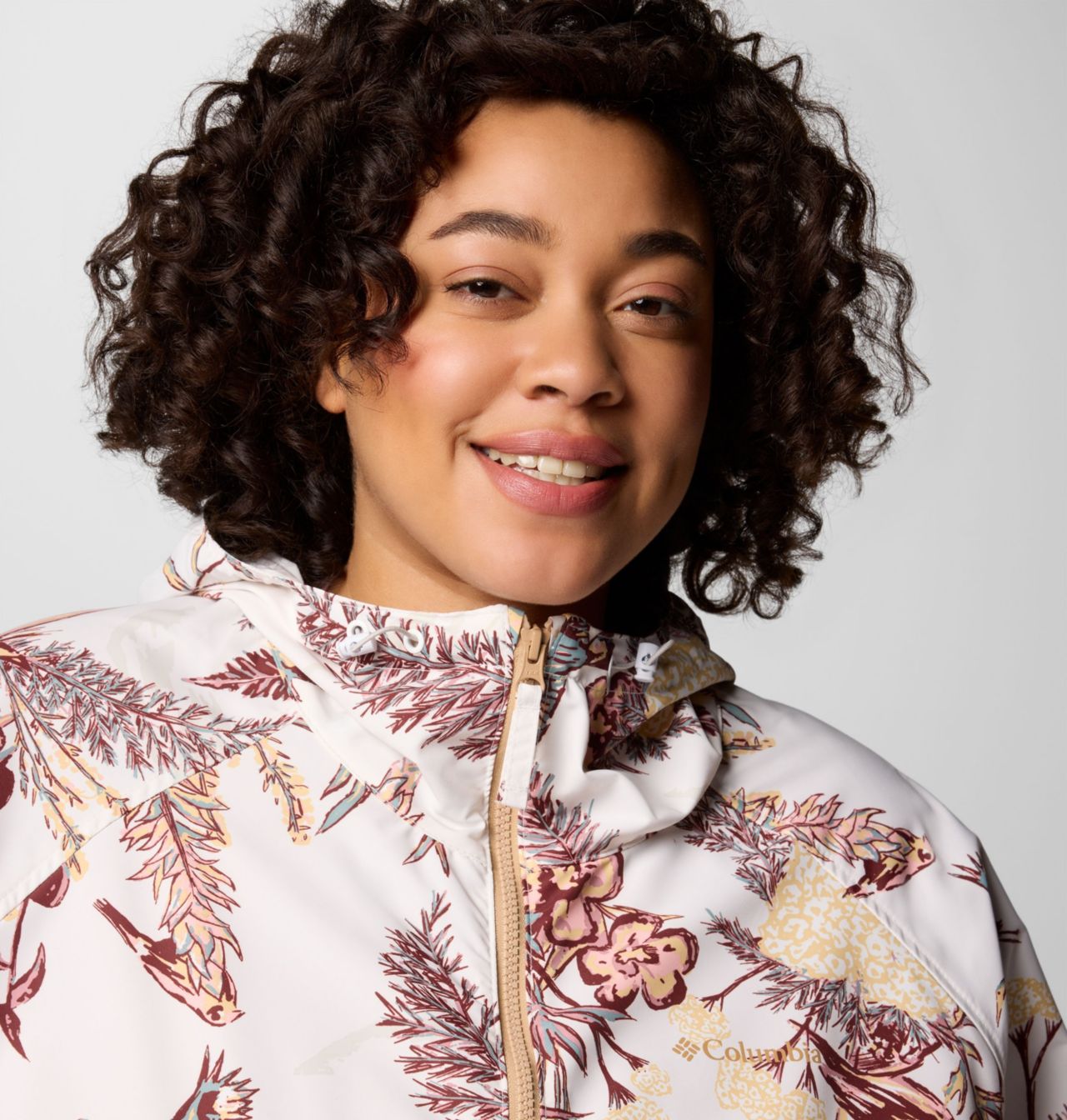 Women's Spire Valley™ Printed Windbreaker - Plus Size 4