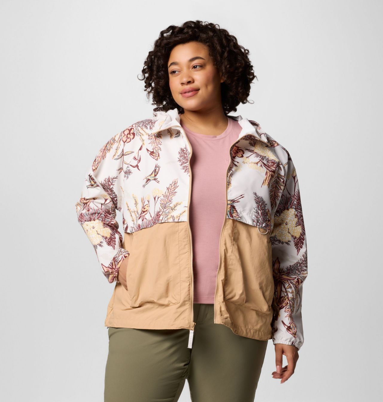 Women's Spire Valley™ Printed Windbreaker - Plus Size 7