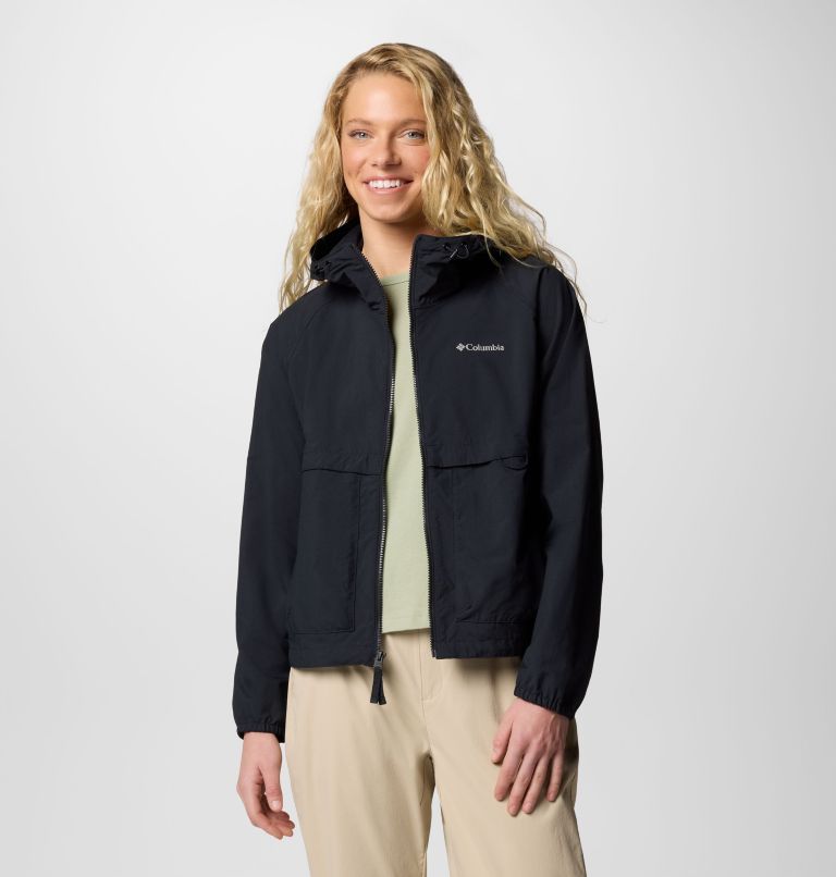 Women's Spire Valley Windbreaker, Color: Black, image 7
