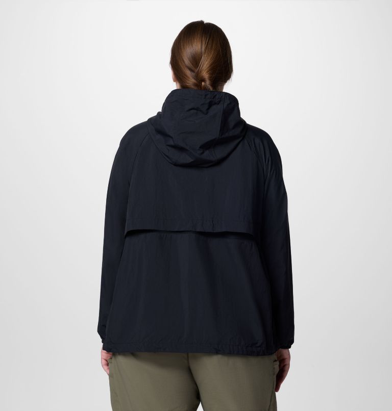 Women's Spire Valley Windbreaker - Plus Size, Color: Black, image 2