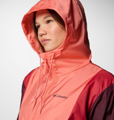 Coupe-vent à Capuche Lily Basin II Femme, Color: Alpenglow, Moonvista, Daredevil, image 4