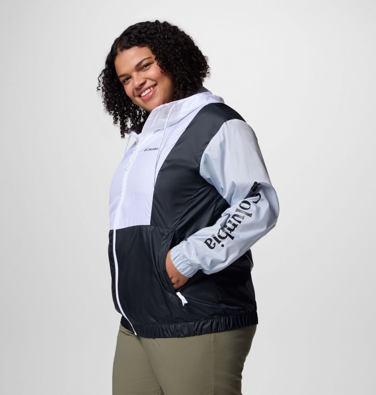 Women's Lily Basin II Jacket - Plus Size, Color: White, Cirrus Grey, Black, image 3