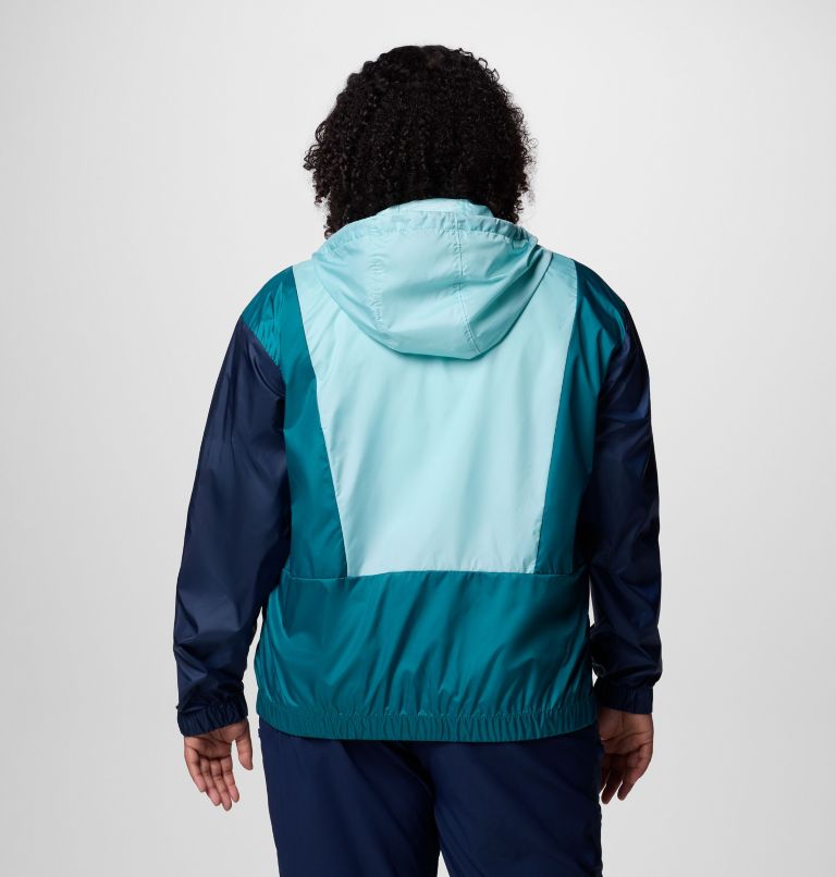 Women's Lily Basin II Jacket - Plus Size, Color: Spray, Collegiate Navy, River Blue, image 2