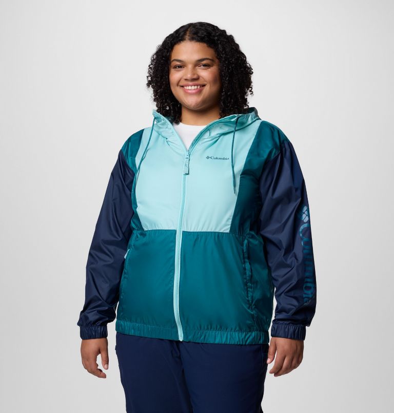 Women's Lily Basin II Jacket - Plus Size, Color: Spray, Collegiate Navy, River Blue, image 1