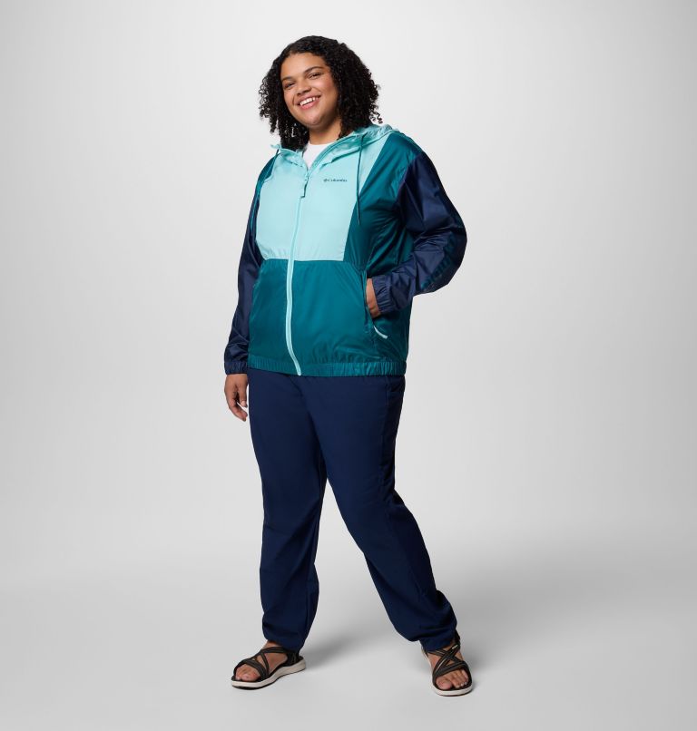 Women's Lily Basin II Jacket - Plus Size, Color: Spray, Collegiate Navy, River Blue, image 6