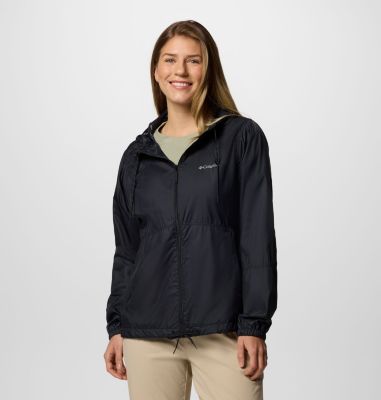 Women's Flash Forward II Hooded Windbreaker, Color: Black, image 1