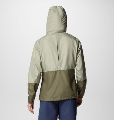 Women's Flash Forward II Hooded Windbreaker, Color: Safari, Stone Green, image 2