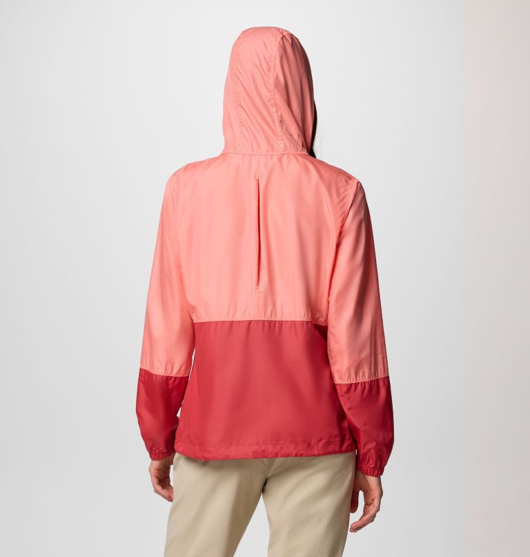 Women's Flash Forward II Windbreaker, Color: Alpenglow, Daredevil, image 2