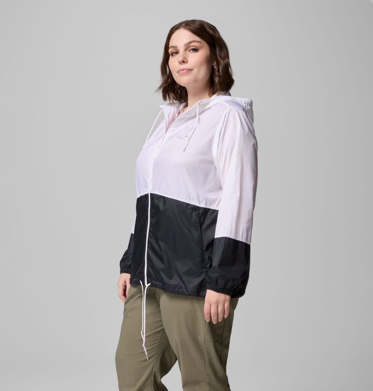 Women's Flash Forward II Windbreaker - Plus Size, Color: White, Black, image 3