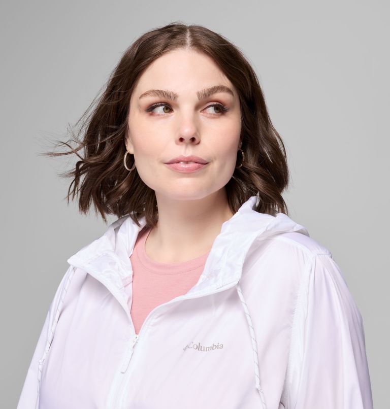 Women's Flash Forward II Windbreaker - Plus Size, Color: White, Black, image 4