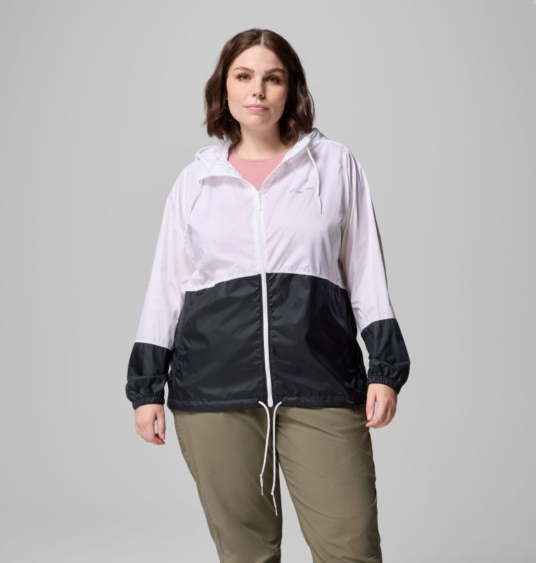 Women's Flash Forward II Windbreaker - Plus Size, Color: White, Black, image 1