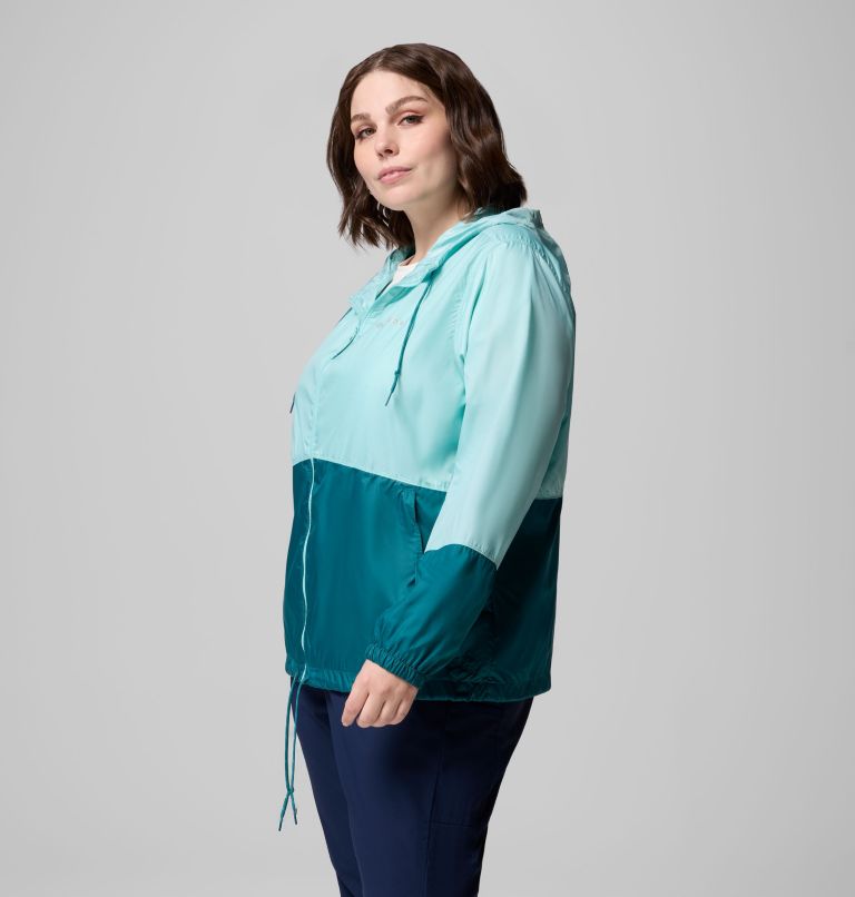 Women's Flash Forward II Windbreaker - Plus Size, Color: Spray, River Blue, image 4
