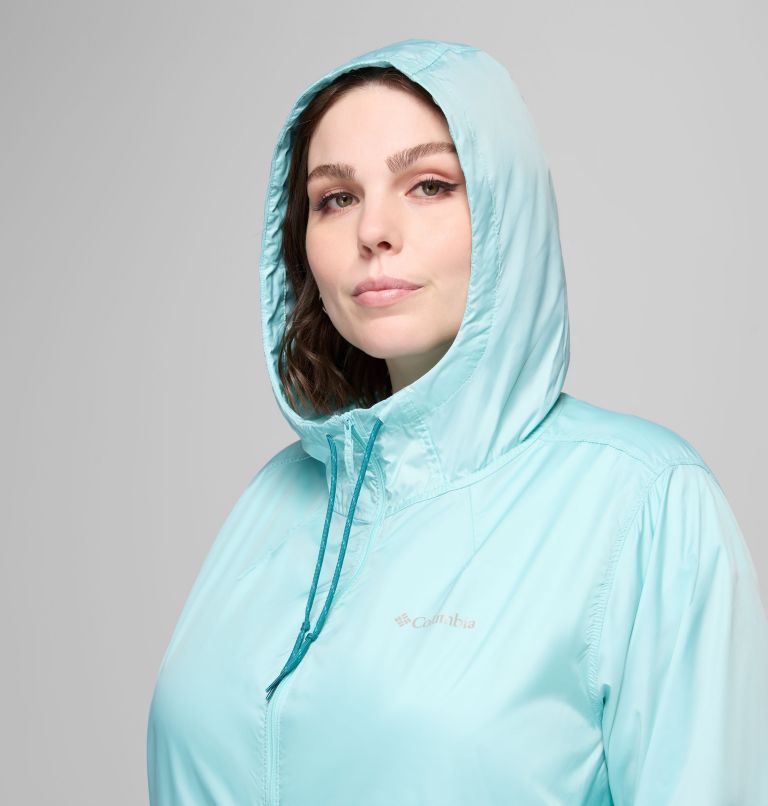 Women's Flash Forward II Windbreaker - Plus Size, Color: Spray, River Blue, image 5