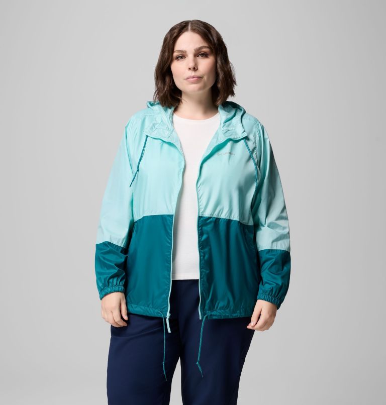 Women's Flash Forward II Windbreaker - Plus Size, Color: Spray, River Blue, image 6