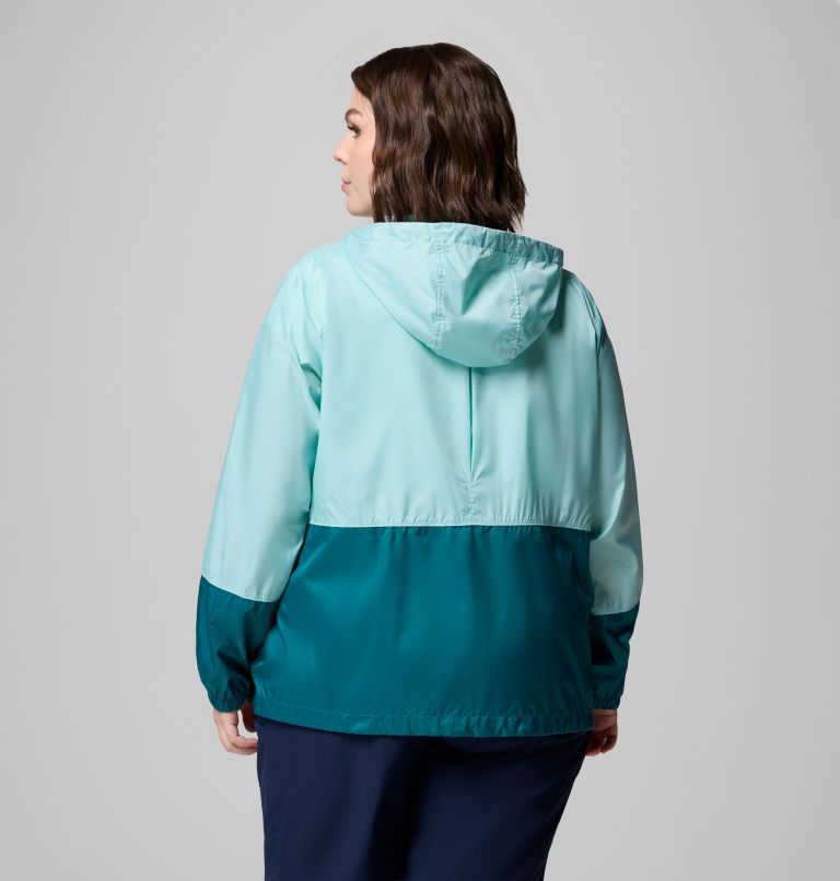 Women's Flash Forward II Windbreaker - Plus Size, Color: Spray, River Blue, image 2