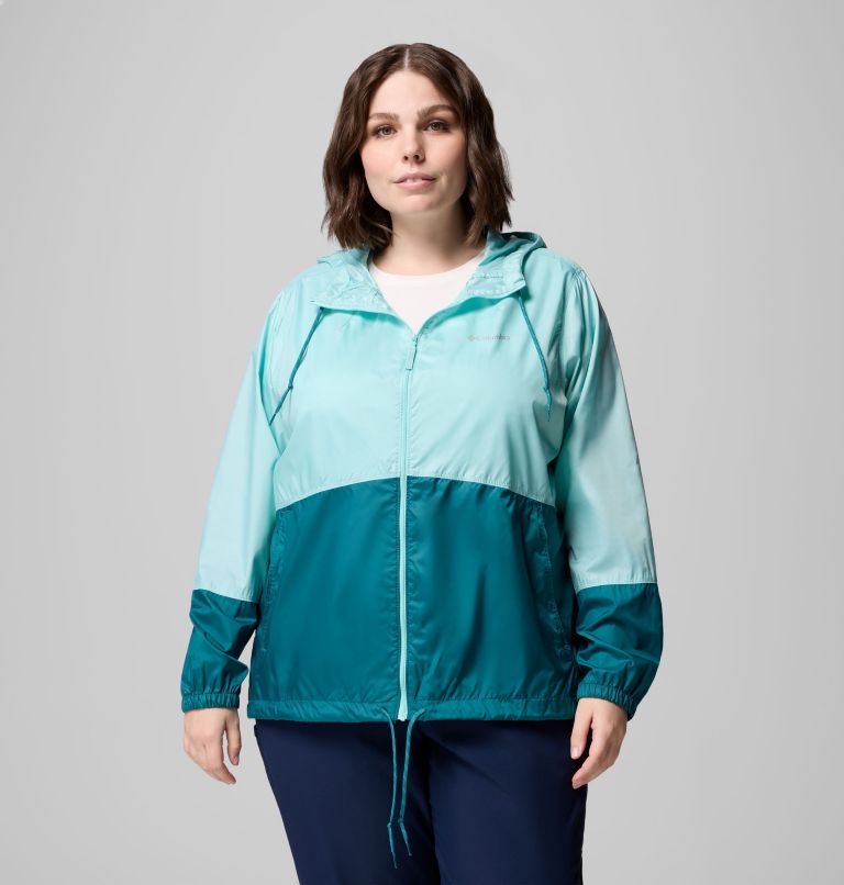 Women's Flash Forward II Windbreaker - Plus Size, Color: Spray, River Blue, image 1
