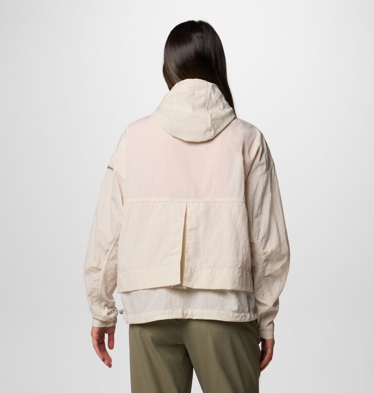 Women's Paracutie II Hooded Windbreaker, Color: Dark Stone, image 2