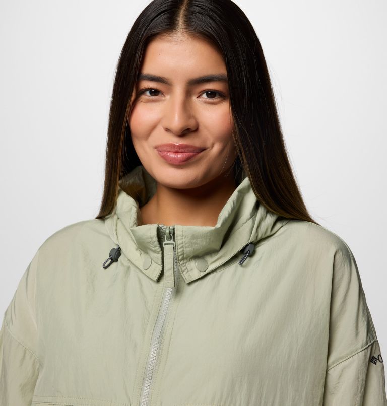 Women's Paracutie II Hooded Windbreaker, Color: Safari, image 5