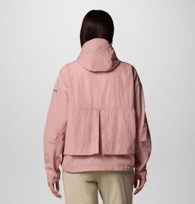Women's Paracutie II Hooded Windbreaker, Color: Eraser Pink, image 6