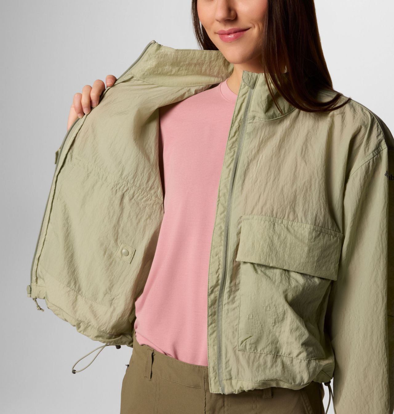 Women's Paracutie™ Cropped Cargo Windbreaker 5