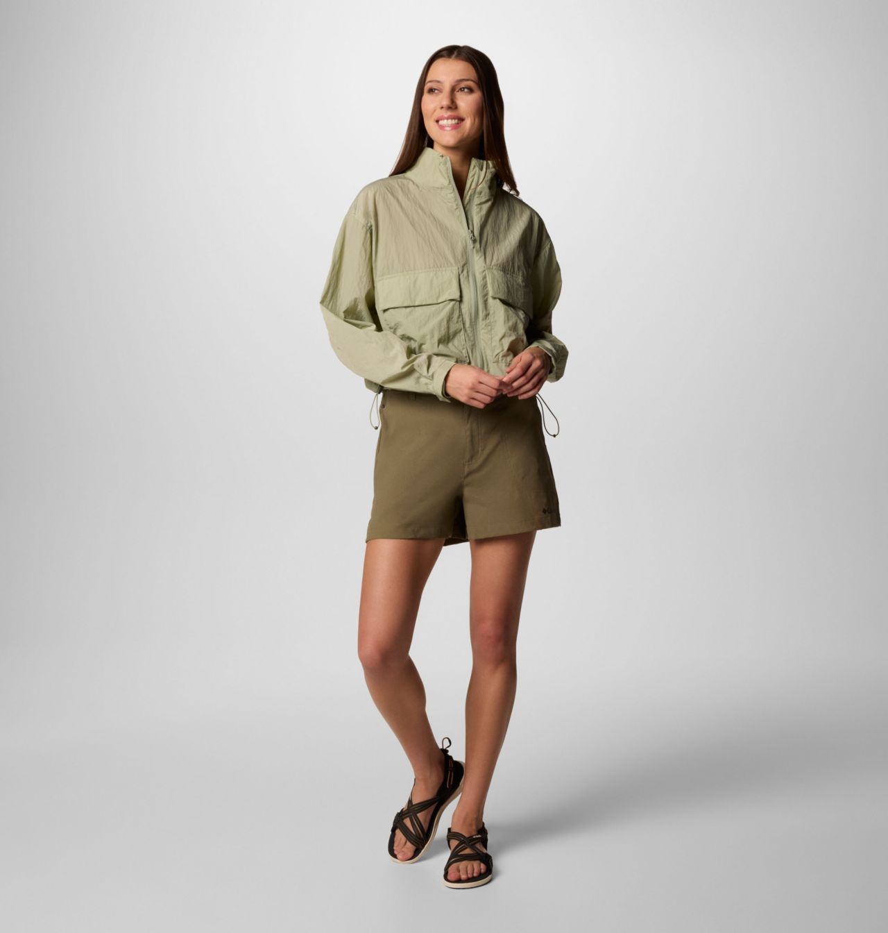 Women's Paracutie™ Cropped Cargo Windbreaker 10