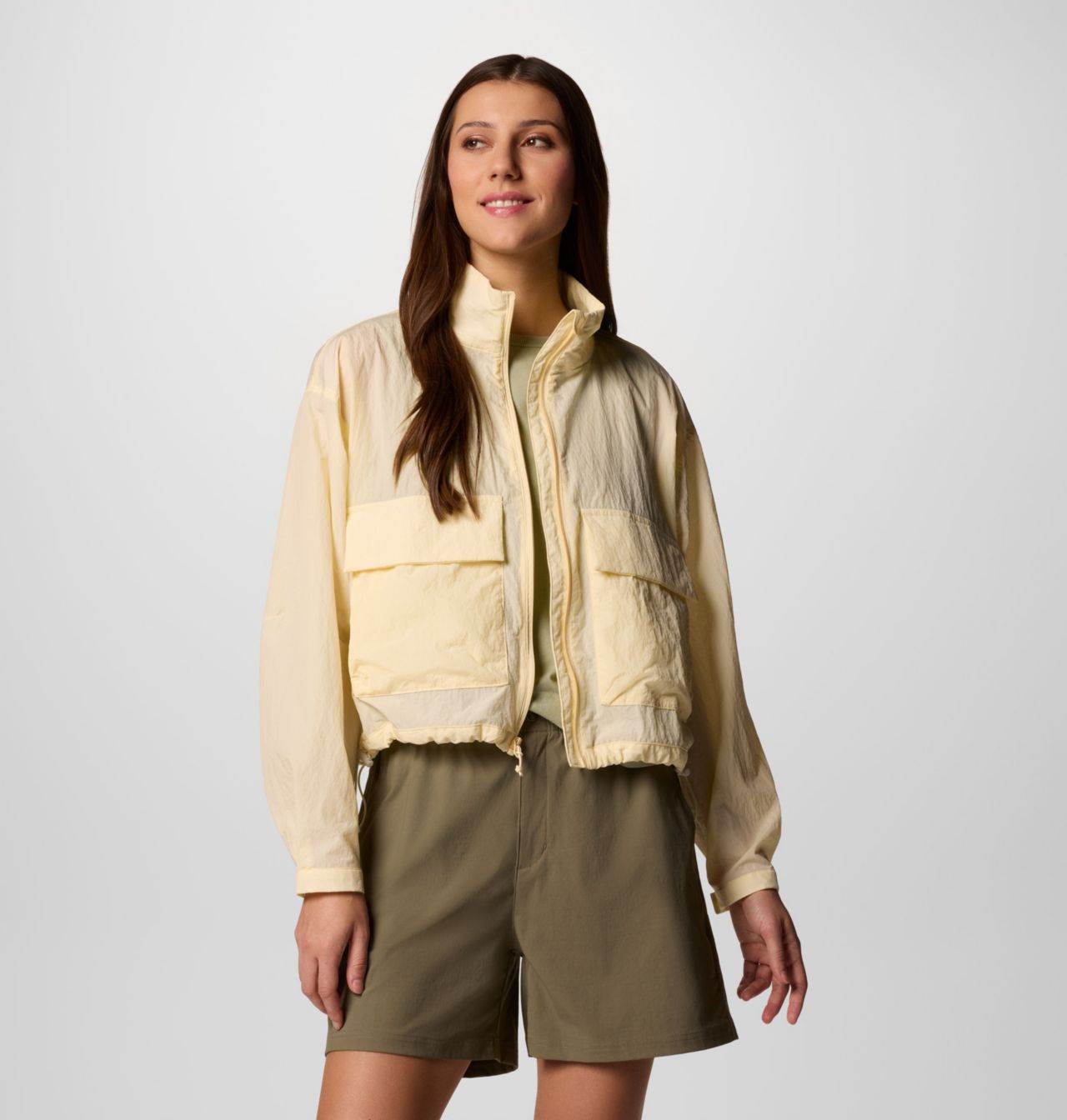 Women's Paracutie™ Cropped Cargo Windbreaker 5