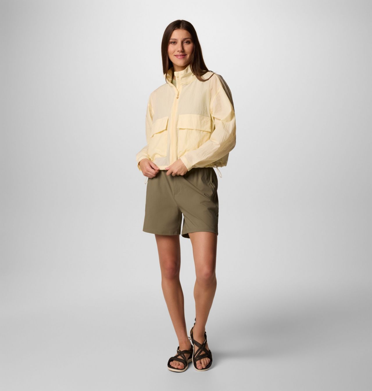 Women's Paracutie™ Cropped Cargo Windbreaker 10