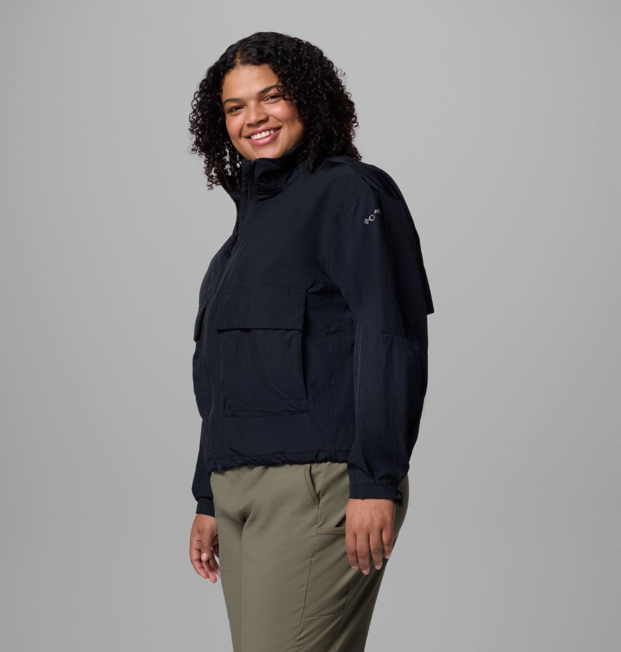 Femme Coupe-vent cargo court Paracutie™ - Grandes tailles 3