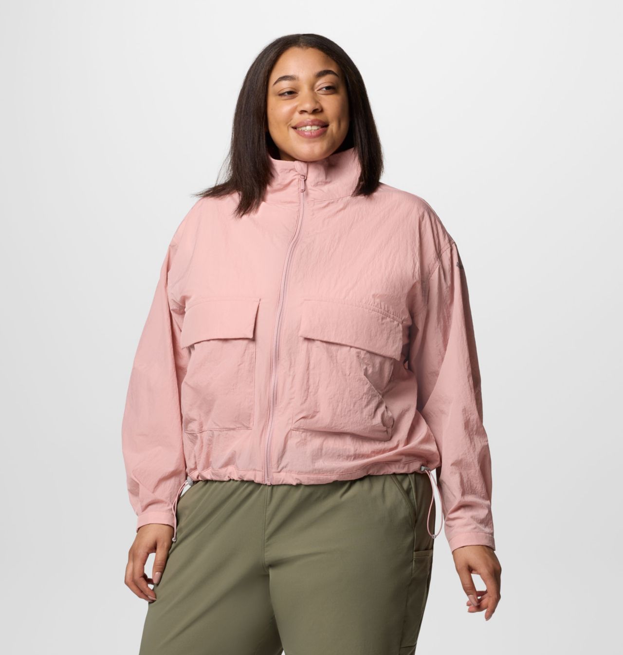 Women's Paracutie™ Cropped Cargo Windbreaker - Plus Size 7