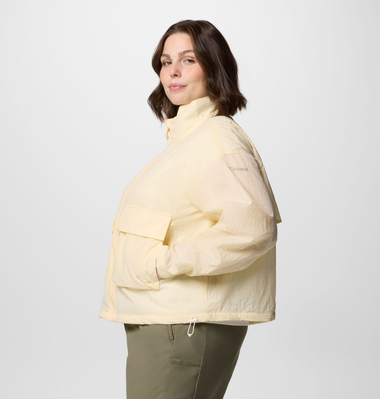 Women's Paracutie™ Cropped Cargo Windbreaker - Plus Size 3