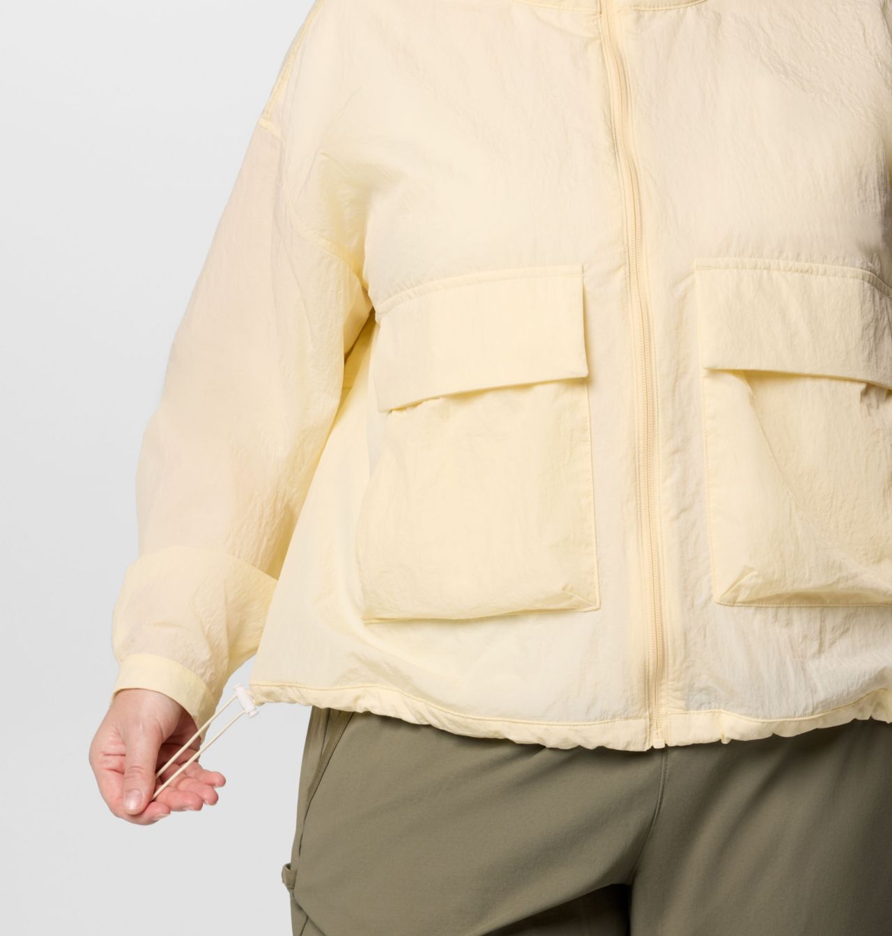 Women's Paracutie™ Cropped Cargo Windbreaker - Plus Size 6