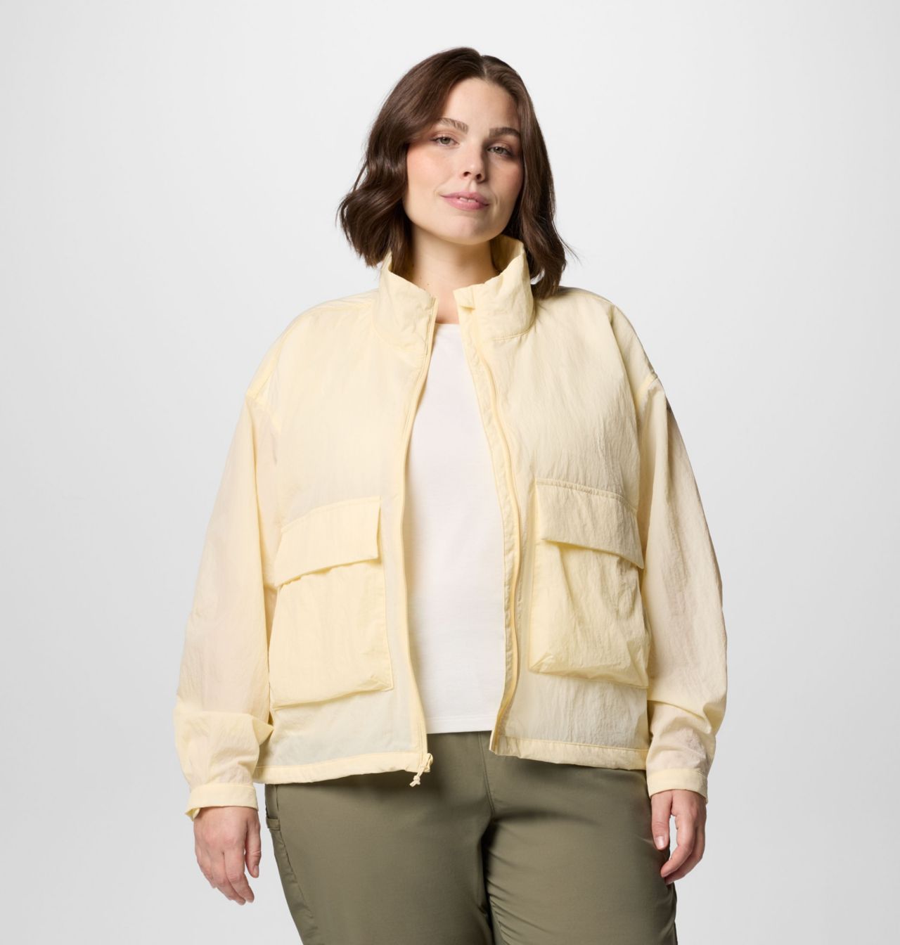 Women's Paracutie™ Cropped Cargo Windbreaker - Plus Size 7