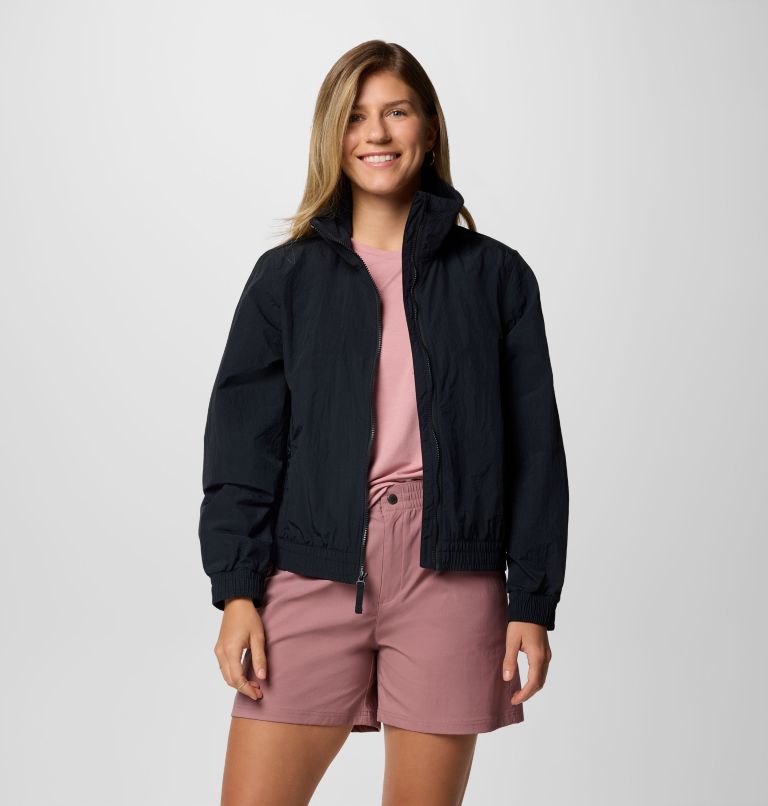 Women's Time Is Right II Windbreaker, Color: Black, image 5