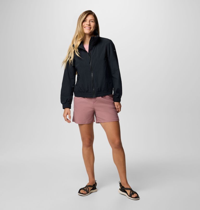 Women's Time Is Right II Windbreaker, Color: Black, image 6