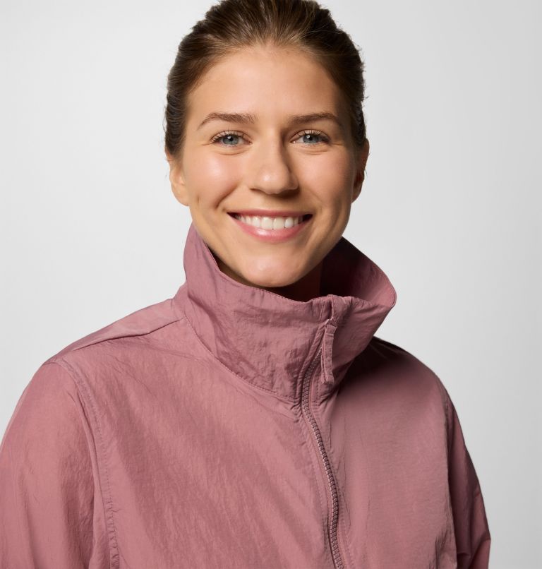 Women's Time Is Right II Windbreaker, Color: Fig, image 4