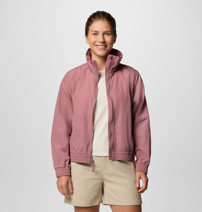 Women's Time Is Right II Windbreaker, Color: Fig, image 5