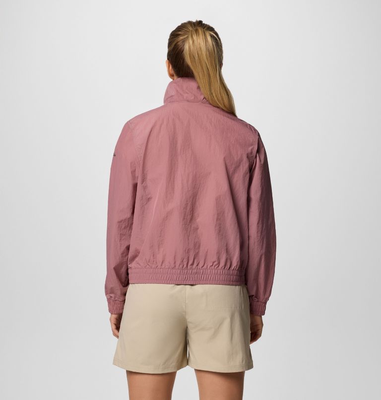 Women's Time Is Right II Windbreaker, Color: Fig, image 2
