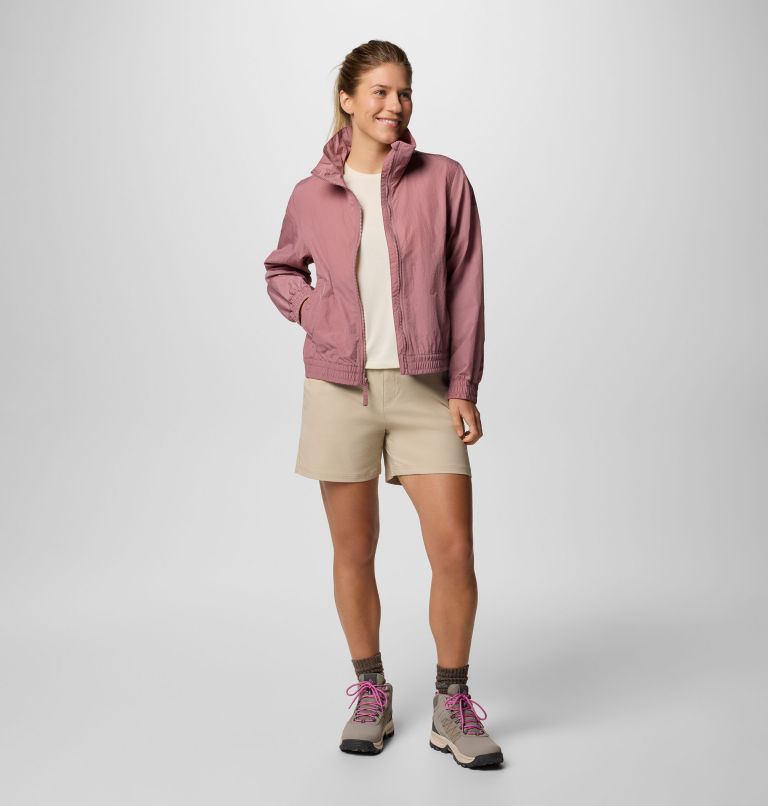 Women's Time Is Right II Windbreaker, Color: Fig, image 6